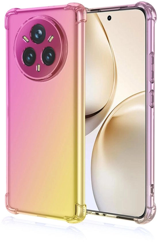 Copriphone Ultra-Slancio - Copriphone per OPPO 14 Pro+ Plus 5G - TPU Protezione - Antiscivolo - Resistente allo Shock - Colore Trasparente Gradient - Copriphone per Telefono