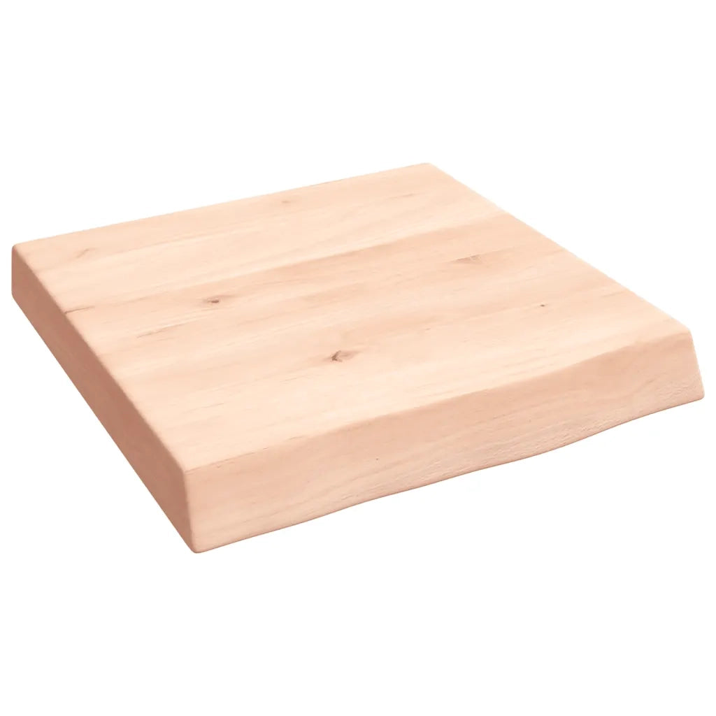 Piano Bagno 40x40x(2-6) cm in Legno Massello Non Trattato 3155998