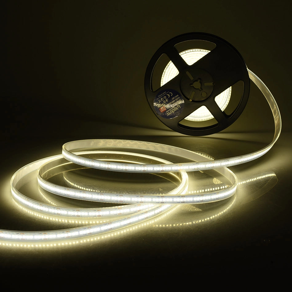 STRISCIA LED SMD 2835 DA 5 METRI LUCE NATURALE 4000K PER USO ESTERNO ALTA LUMINOSITA' - ILLUMINA IL TUO SPAZIO CON EFFICIENZA E STILE