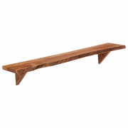 Mensole da Parete 2 pz 110x20x18 cm in Legno Massello di Acacia 337824