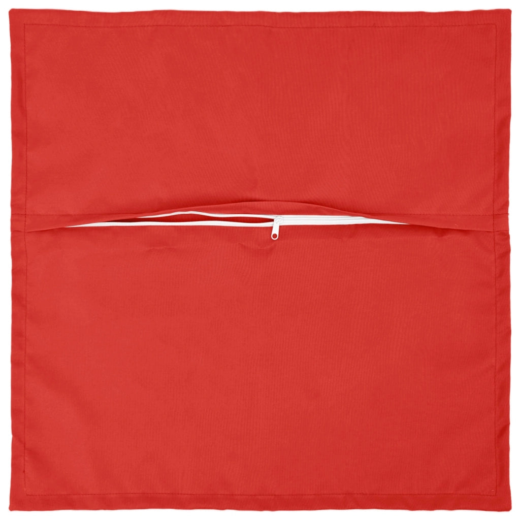 Federa 2 pcs HOUTEN Rosso 65 x 65 cm Poliestere 921123