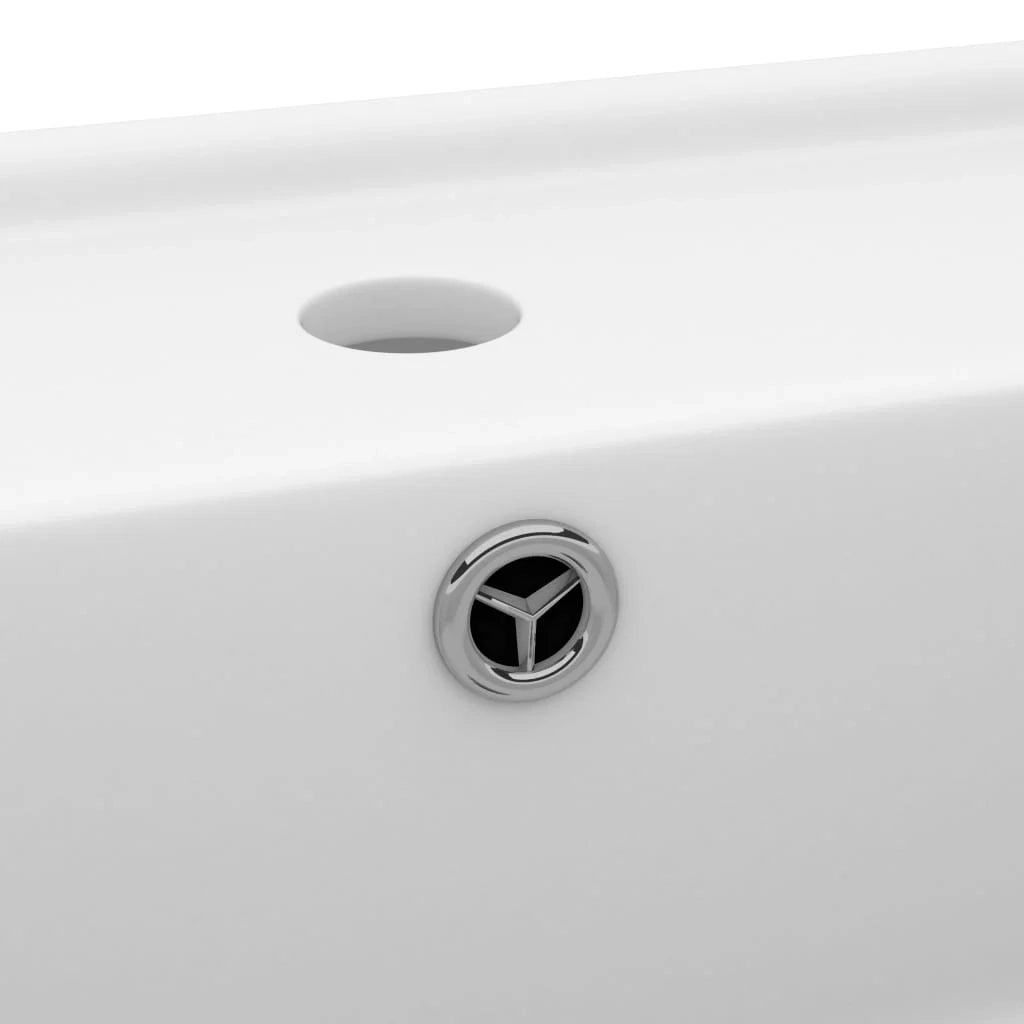 Lavabo quadrato di lusso con troppopieno lavabo da appoggio lavabo da bagno stanza da trucco casa 41 x 41 cm ceramica bianca opaca 02_0002685