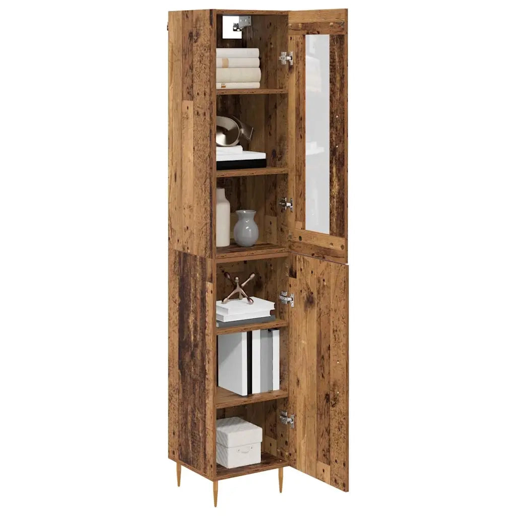 Credenza 2 pcs Legno vecchio Legno multistrato 3415674