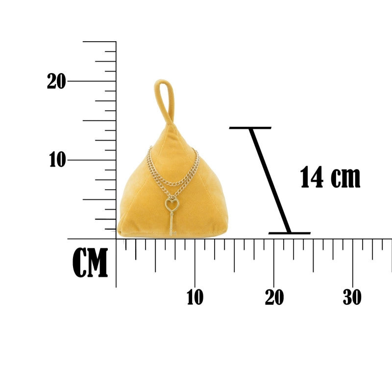 F/porte Triangle Arancione cm 14x14x20