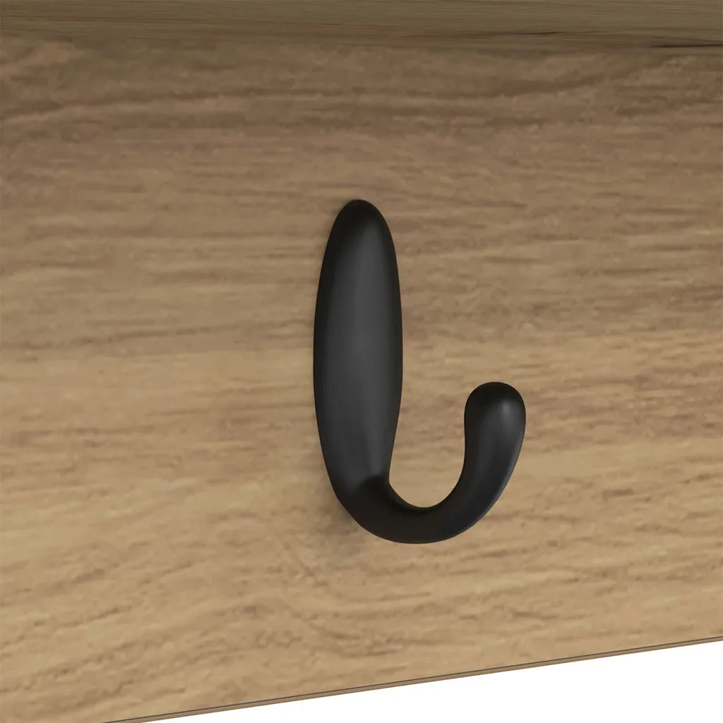 Appendiabiti a muro Rovere artigianale 100 x 16 x 26 cm CFW8030739