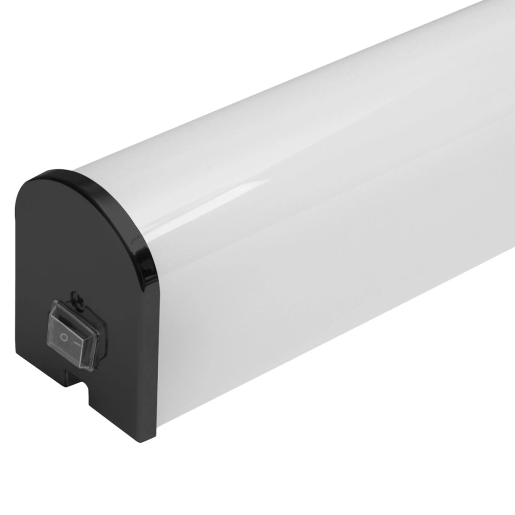 Applique bagno specchio LED 8W 4000K nera 41cm IP44