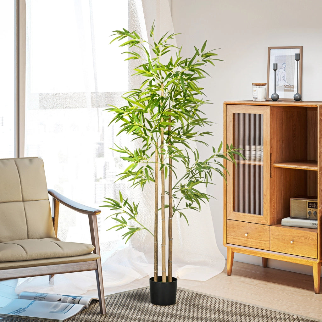 Pianta artificiale bamb¨´ ¨C Minimal ¨C 180 cm con vaso