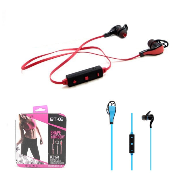 CUFFIE BLUETOOTH 4.1 WIRELESS SPORT CHIAMATE COMPATIBILE ANDROID APPLE BT-03