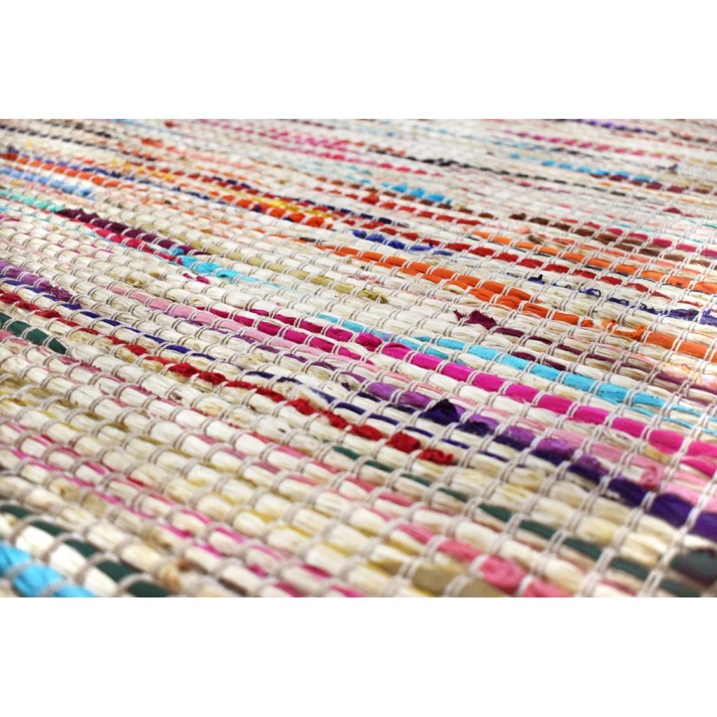Tappeto Kilim Sienna 600 Multicolor in Juta e Cotone