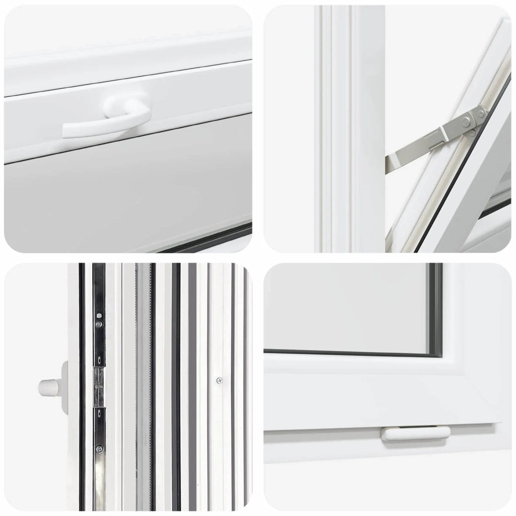 Finestra per Soffitta RISOR 60 x 40 cm PVC e Vetro Bianco 42047221