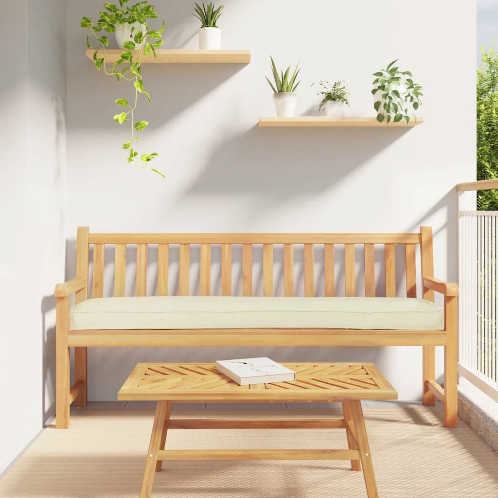 Cuscino per pallet Crema 200 x 40 x 8 cm Tessuto Oxford 42001680