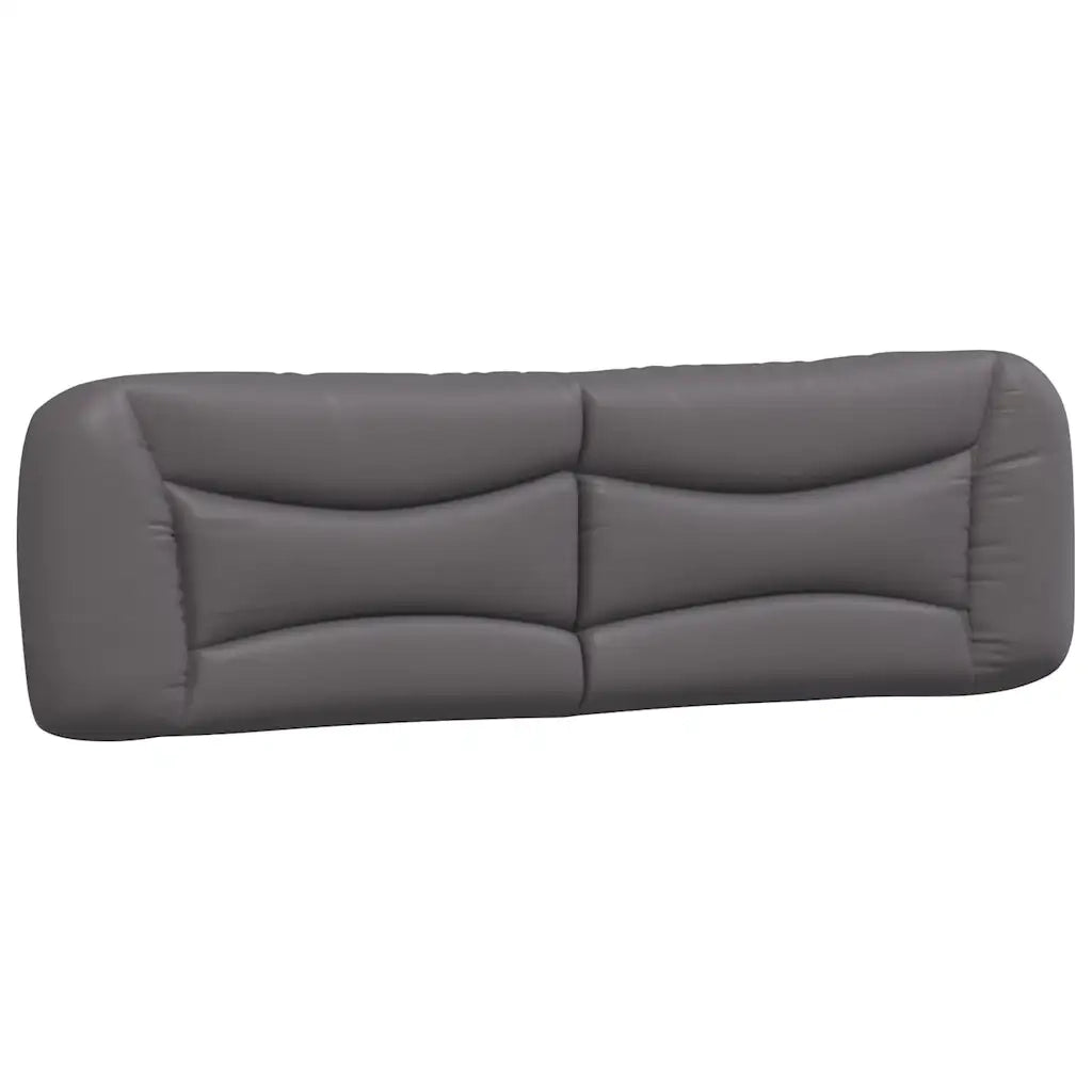 Letto matrimoniale | Letto per adulti | Giroletto senza Materasso Hvar Grigio 180x200 cm in Similpelle
