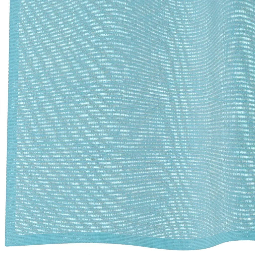 Tende in Voile con Occhielli 2 pz Turchese 4102143