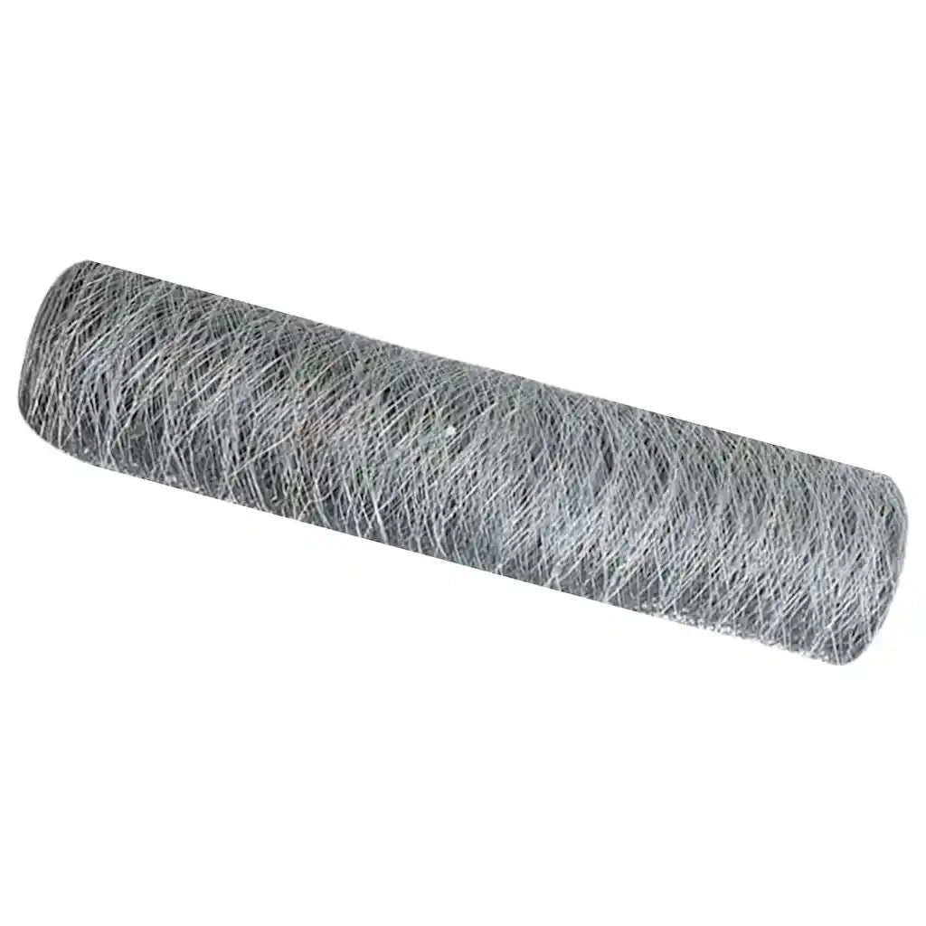 Recinzione Esagonale Argento 0,6 x 25 m Acciaio zincato 42005672