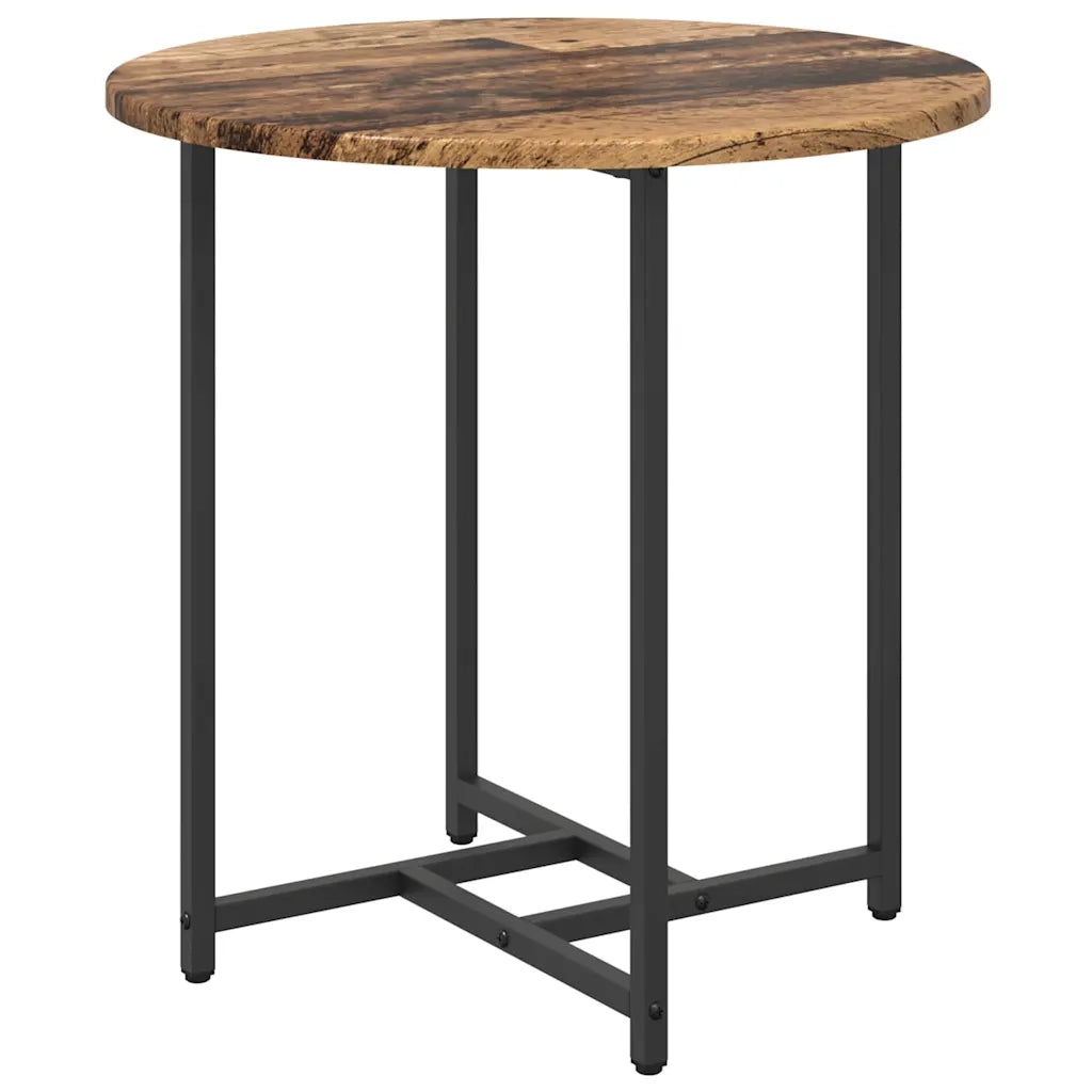 Set tavolini 2 pz | Tavolo laterale Legno Antico e Nero