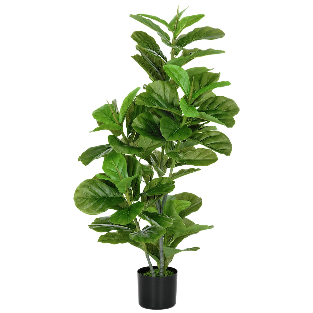 Pianta Finta Ficus ¨C Minimal ¨C Verde 110 cm con Vaso
