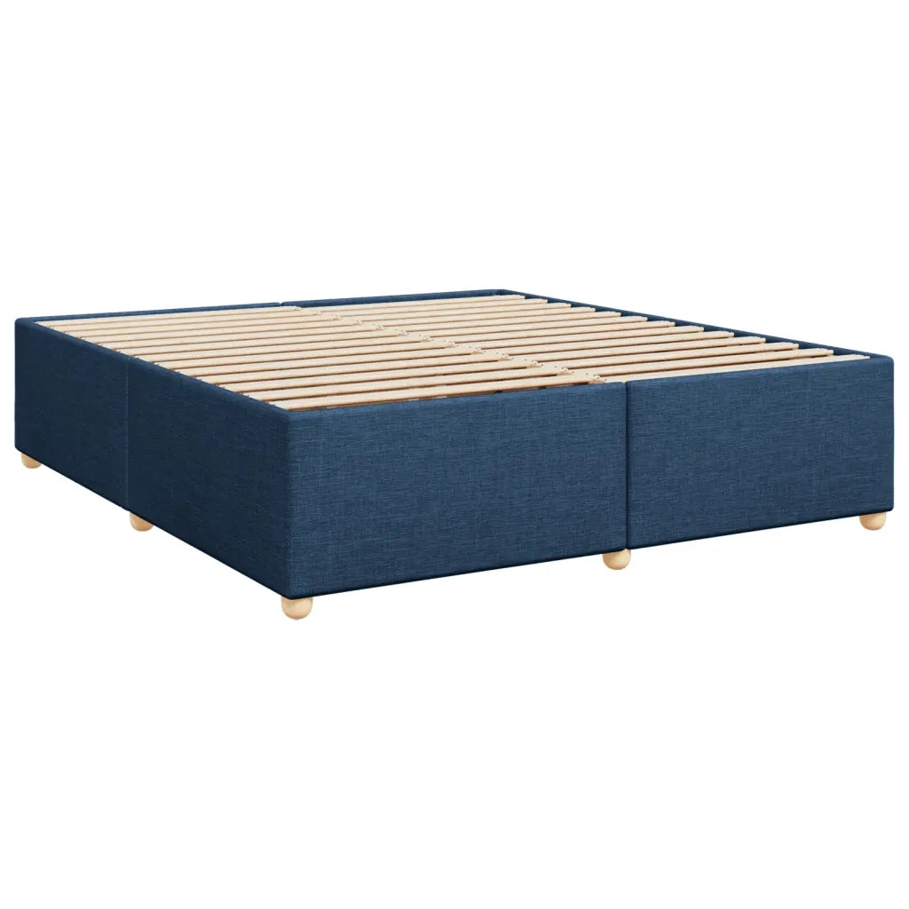 Giroletto a Molle con Materasso Blu 180x200 cm in Tessuto 3286772