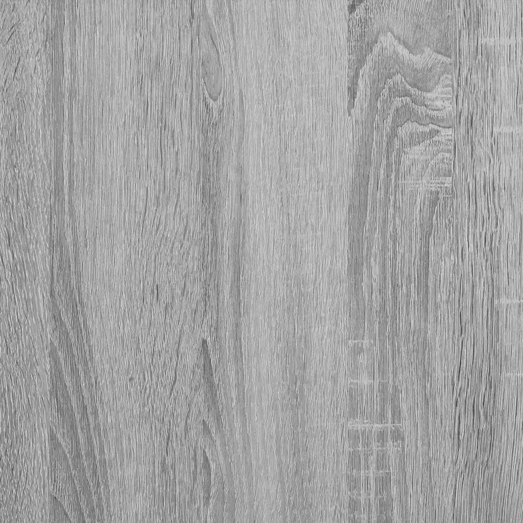 Set Mobili da Bagno | Armadio da bagno 2 pz Grigio Sonoma in Legno Multistrato