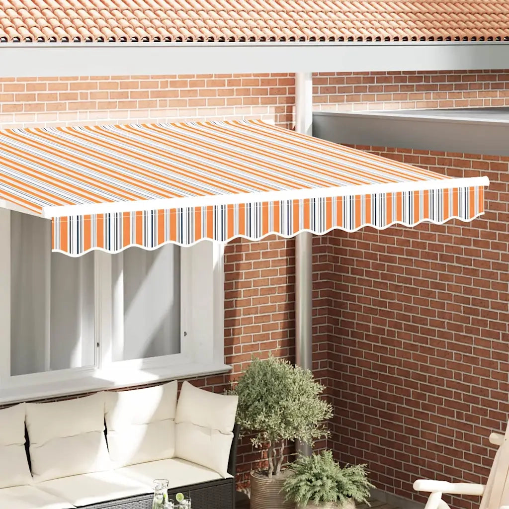 Sostituzione della mantovana per tenda-Tessuto di Ricambio per Mantovana da Tenda Multicolore 2,5 m