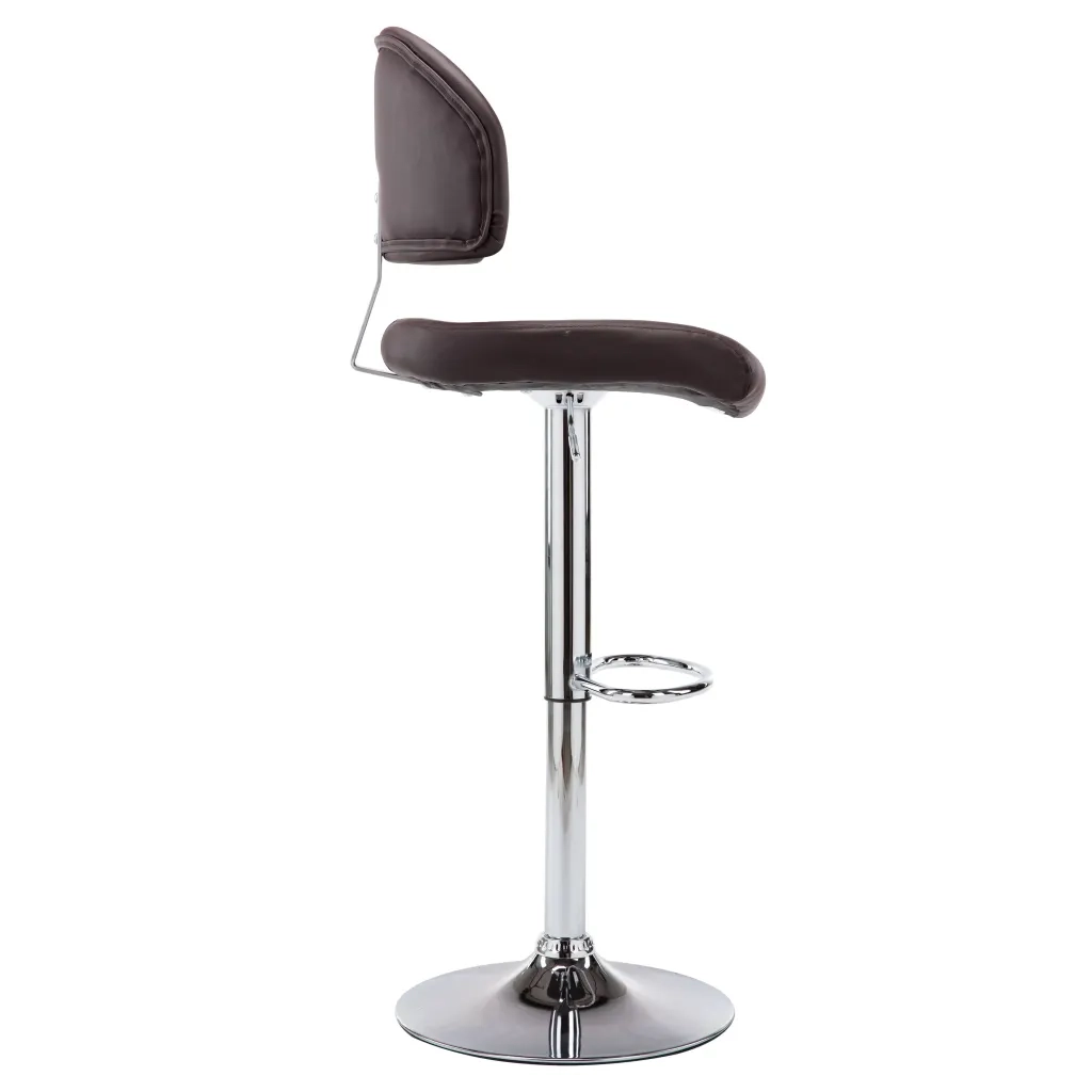 Sgabello da Bar Marrone in Similpelle 249652