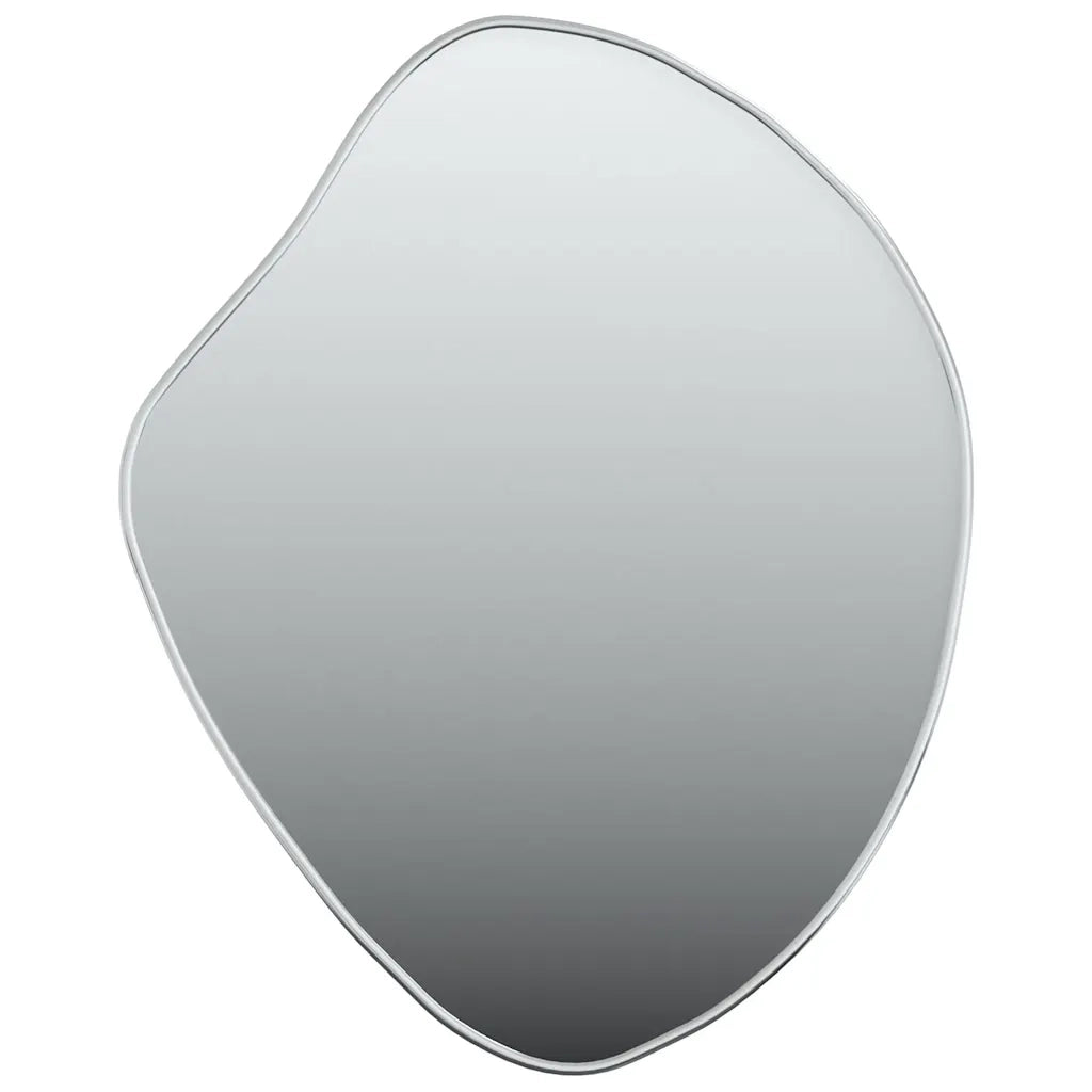 Specchio da Parete-Specchio a muro Argento 60x50 cm 142450