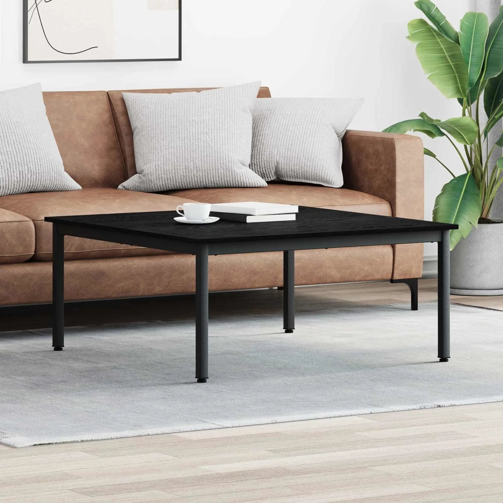 Tavolino da salotto | Tavolino da caff¨¨ | Tavolino da Soggiorno Rovere Nero 100 x 100 x 45 cm