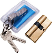 Cilindro di sicurezza in ottone - 100 mm - protezione - porta - chiusura sicura - gomma