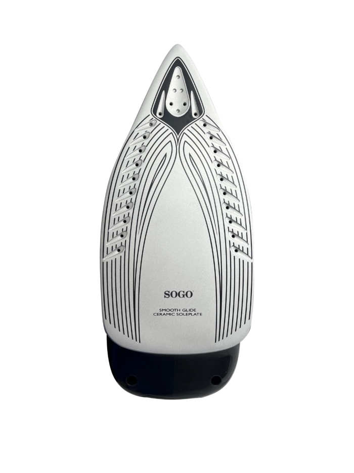 Centro stiratura vapore 2400W, serbatoio 1,7L, piastra ceramica, tubo vapore 2m, stiratura verticale - SOGO