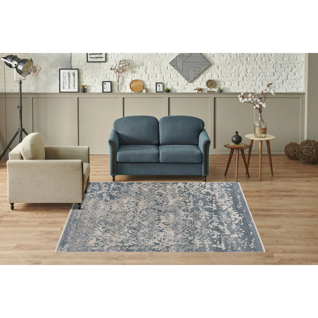 Tappeto a pelo corto Milan Anthrazit 80x150 cm