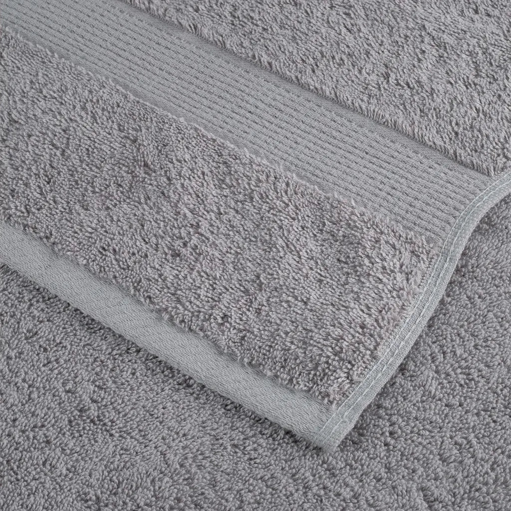 Asciugamani da bagno Premium SOLUND 10 pz Grigio 100x150 cm 600 g/m² 137313
