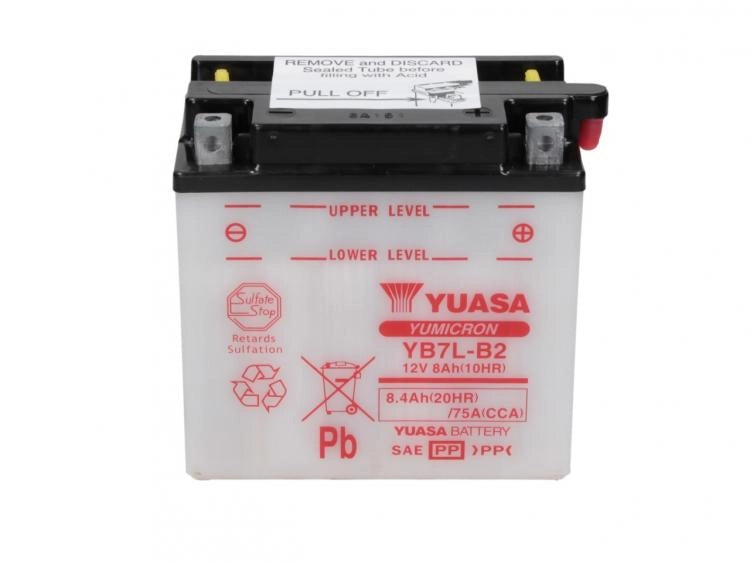 BATTERIA YUASA YB7L-B2 12V 8 Ah