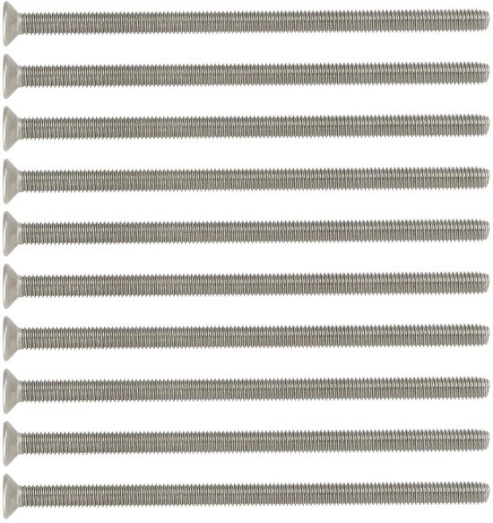Viti M5x100mm 10 pz - Viti Phillips inox - Verdinata - Resistente alla corrosione - Adatti per UPVC - Accessori di fissaggio