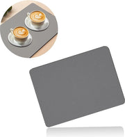 Afdriipmat assorbente per macchina da caffè e accessori da cucina - materiale diatomee - grigio scuro - 40 x 50 cm