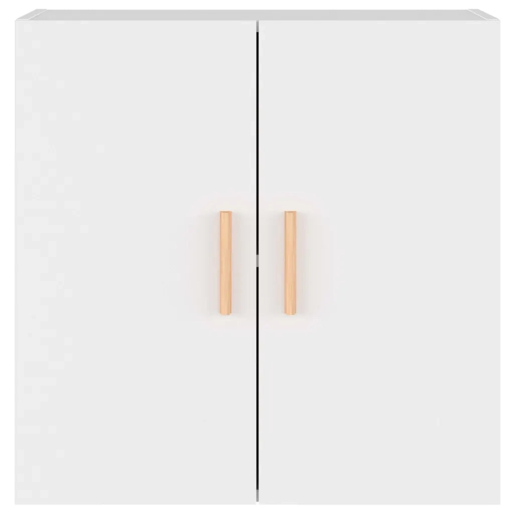 Mobiletto a muro dal design scandinavo con vano contenitore 60 x 30 x 60 cm in legno composito bianco 02_0048049