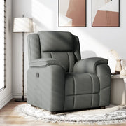 Divano Sedia-Poltrona Reclinabile in Tessuto Grigio Scuro 237212