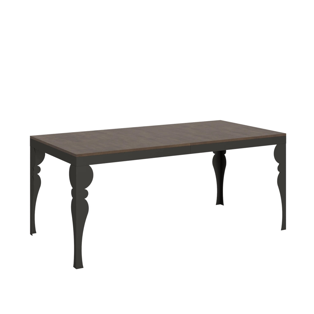Tavolo allungabile 90x180/440 cm Paxon Evolution Noce telaio Antracite