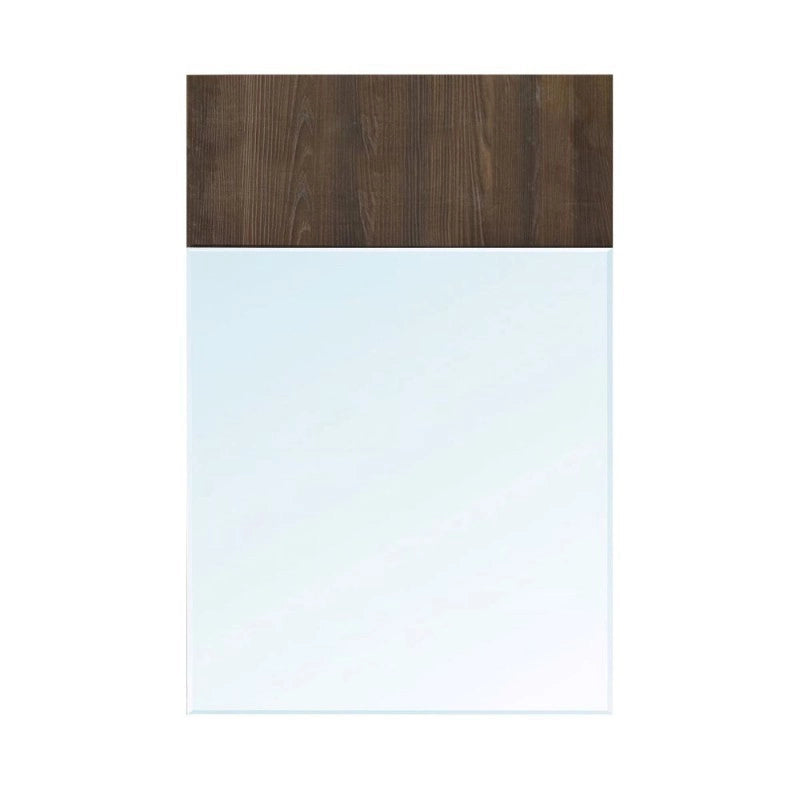 Specchiera Brown con dettaglio in legno L 70 x H 110 cm.
