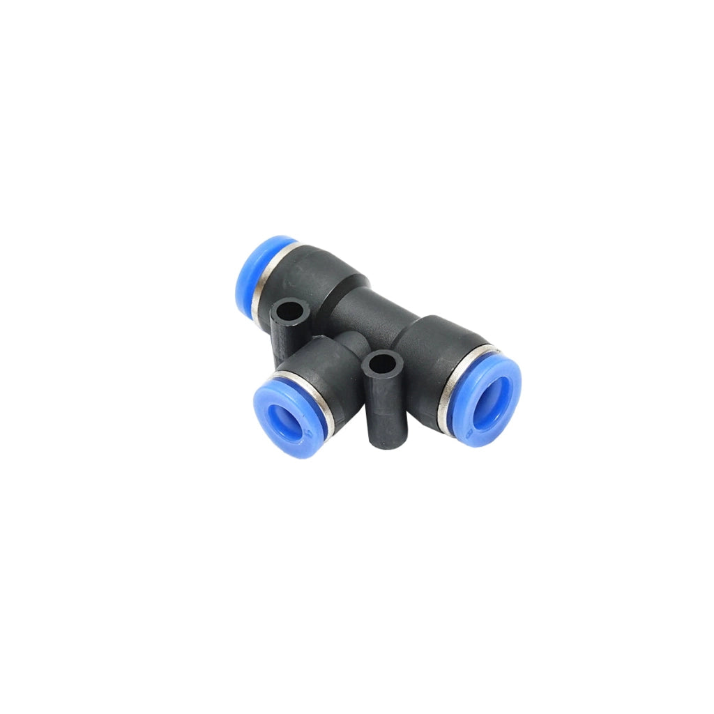 Raccordo rapido T ridotto per tubo fi 8x6x8mm