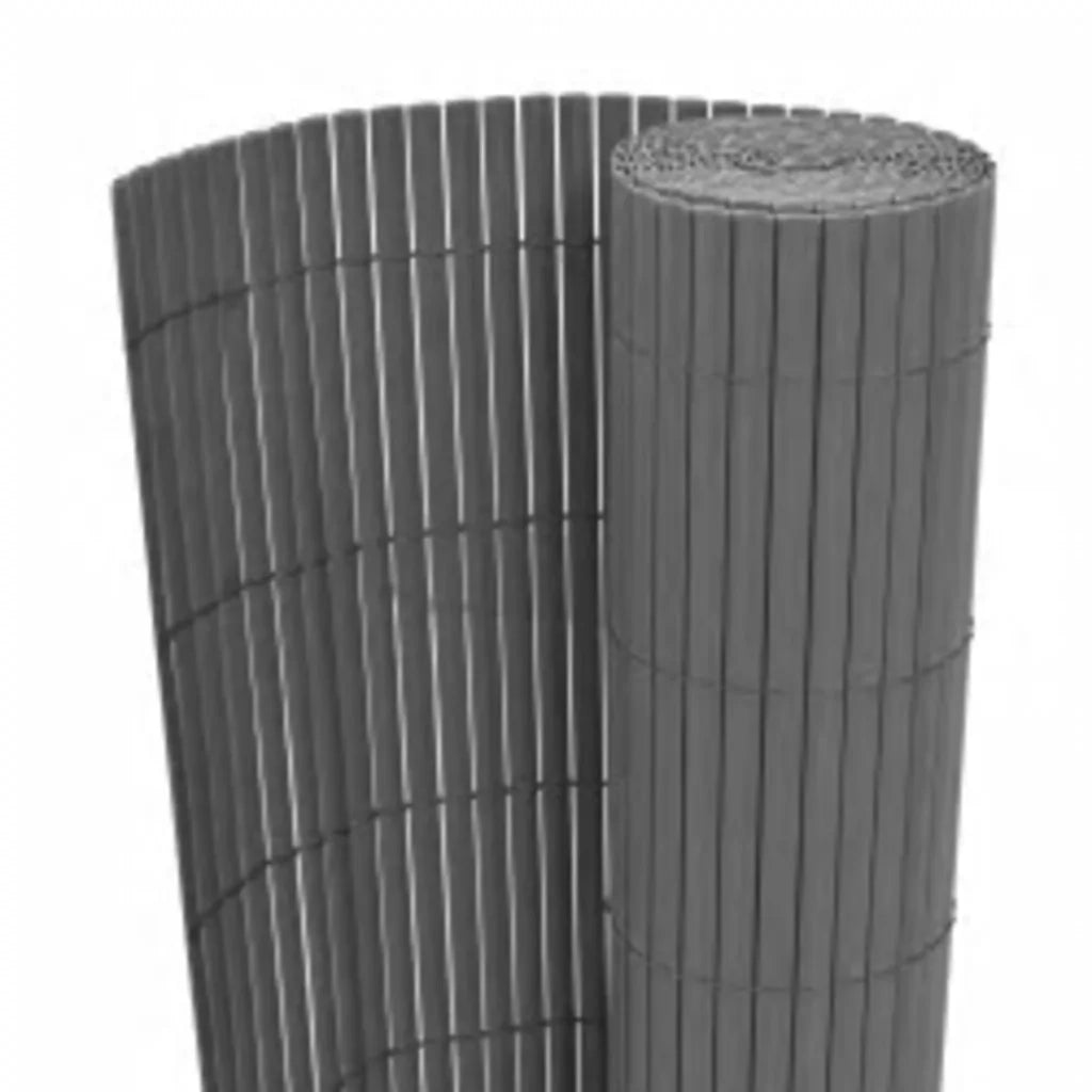 Recinzione da Giardino a Doppio Lato 110x400 cm Grigia 317160