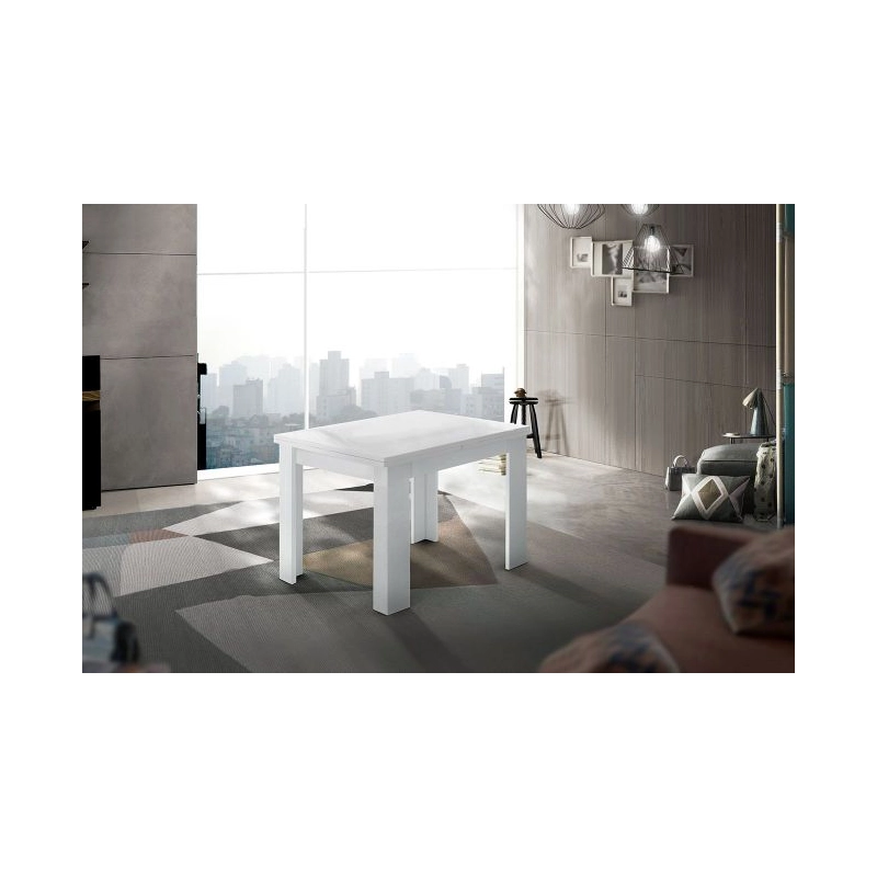 Tavolo allungabile Jesi – 90/180x75x90 – Bianco Lucido