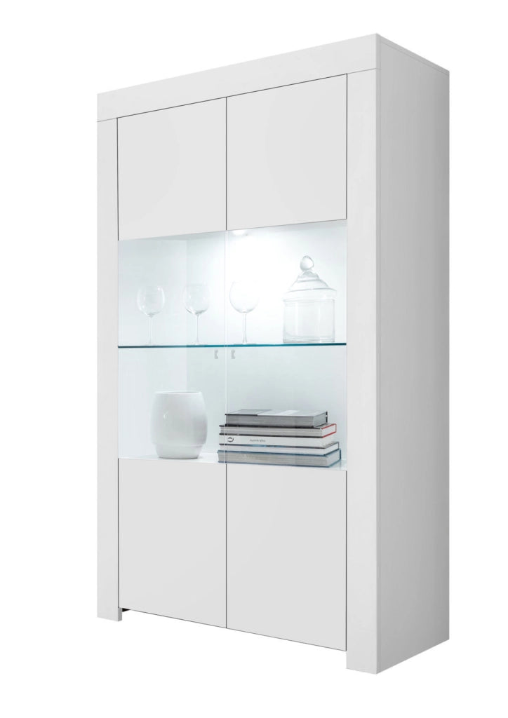 Credenza/Vetrina CAPRI bianco