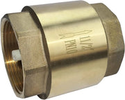 Terugslagklep Universale PN10 - Binnendraad - Binnendraad - Messing - 1 1/2'' Pollici - 69 mm Lunghezza - Sferica Ruota - Valvola di Ritorno