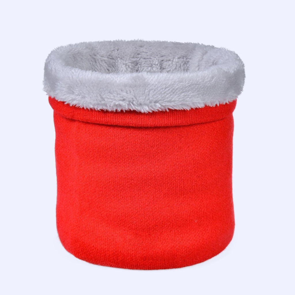Scaldacollo caldo in maglia a tinta unita, modello per coppie, protezione densa per il collo, pullover in lana lavorato a maglia per la protezione dal freddo