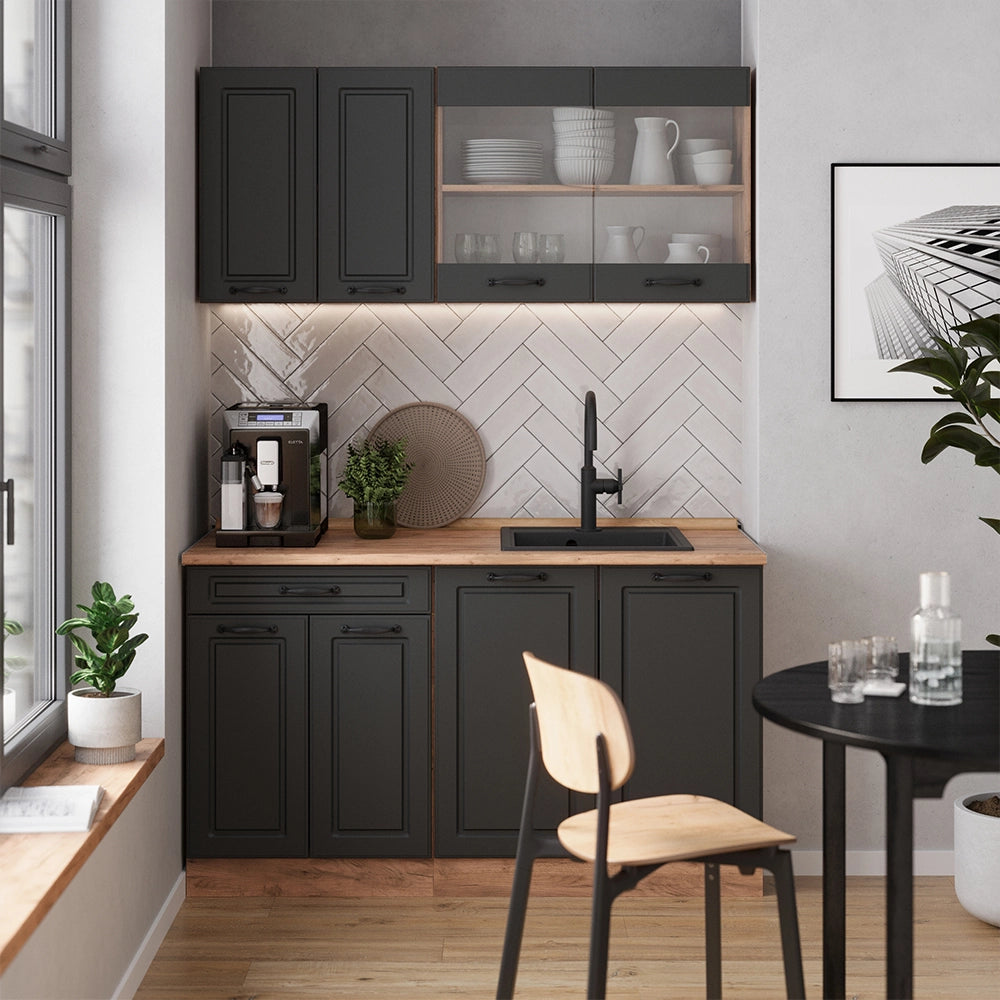 Vicco Frontale cucina Antracite casa di campagna 59.6 x 76.6 cm frontale del mobile per mobile da incasso microonde