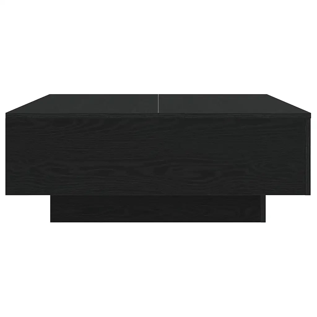Tavolino da salotto | Tavolino da caff¨¨ | Tavolino da Soggiorno Rovere Nero 80 x 80 x 31 cm