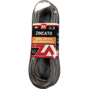CAVETTO ACCIAIO ZINCATO TRASPARENTE  MM 5,0 MT 100