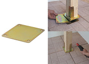 PIASTRA 800/P SPESSORE 3,5 ACC TROPIC 230X230 MM- ALDEGHI LUIGI SPA- 1,0 pz