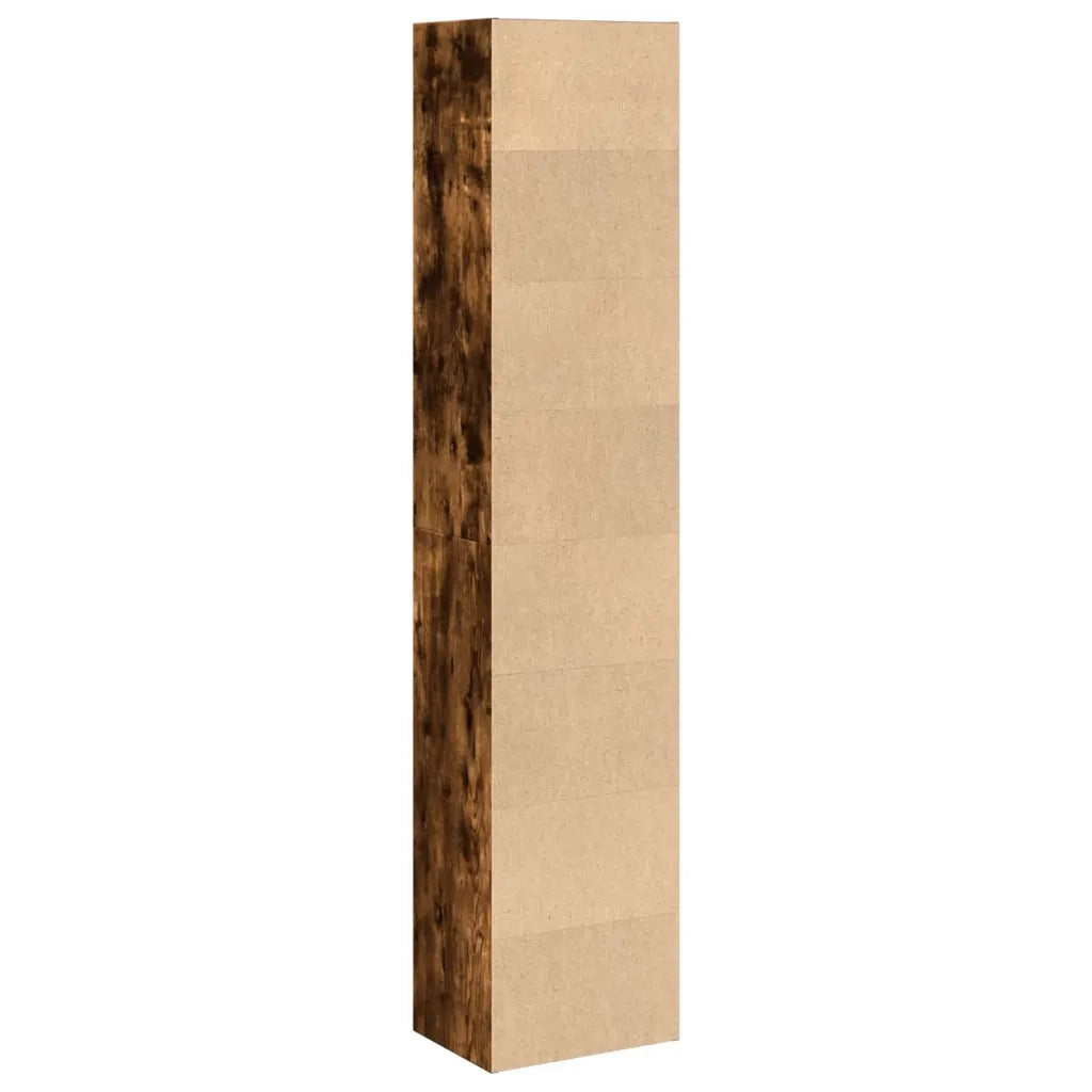Libreria Rovere Fumo 40x30x189 cm in Legno Multistrato 857889