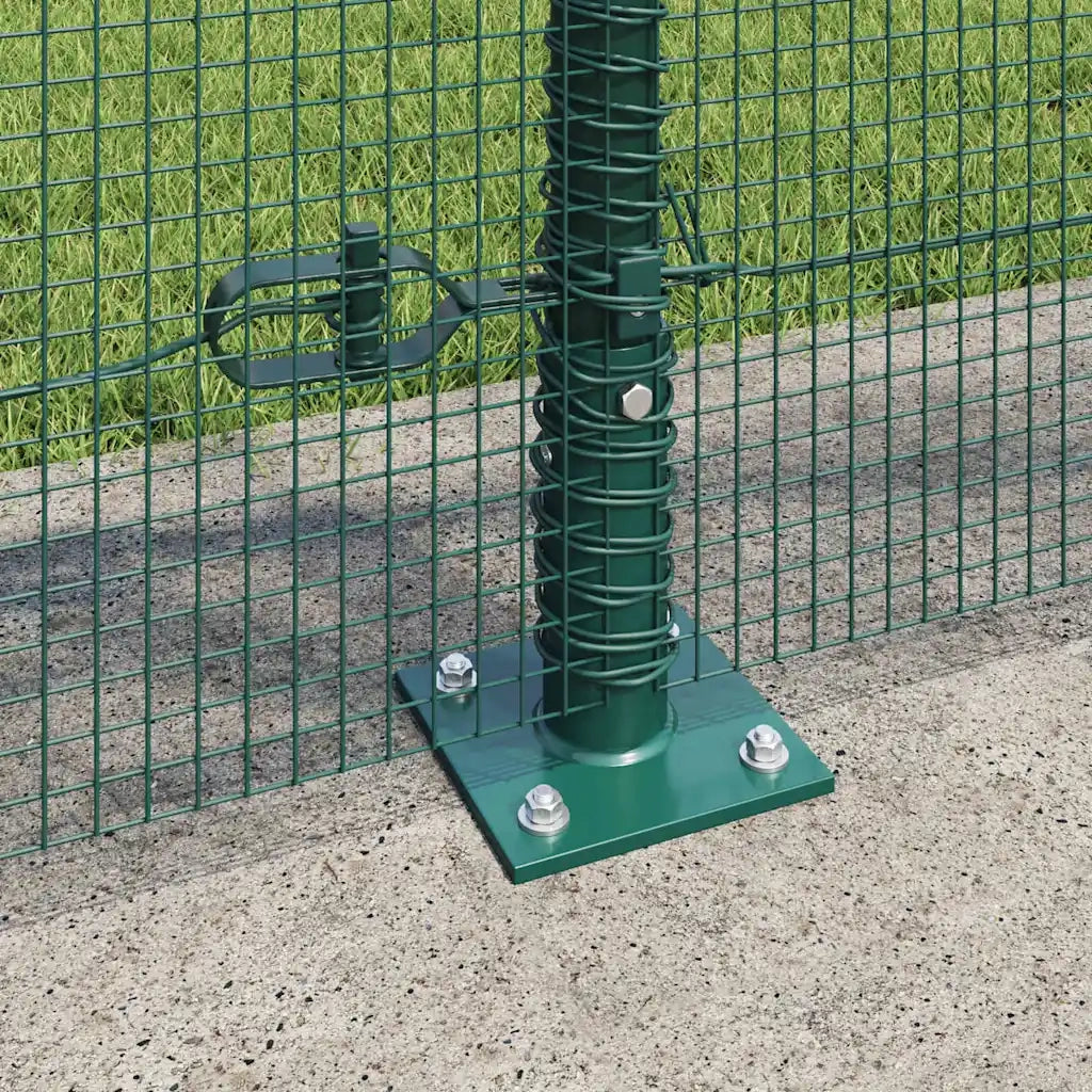 Palo della recinzione Verde 25 x 1 m (rete 12 x 12 mm) Acciaio