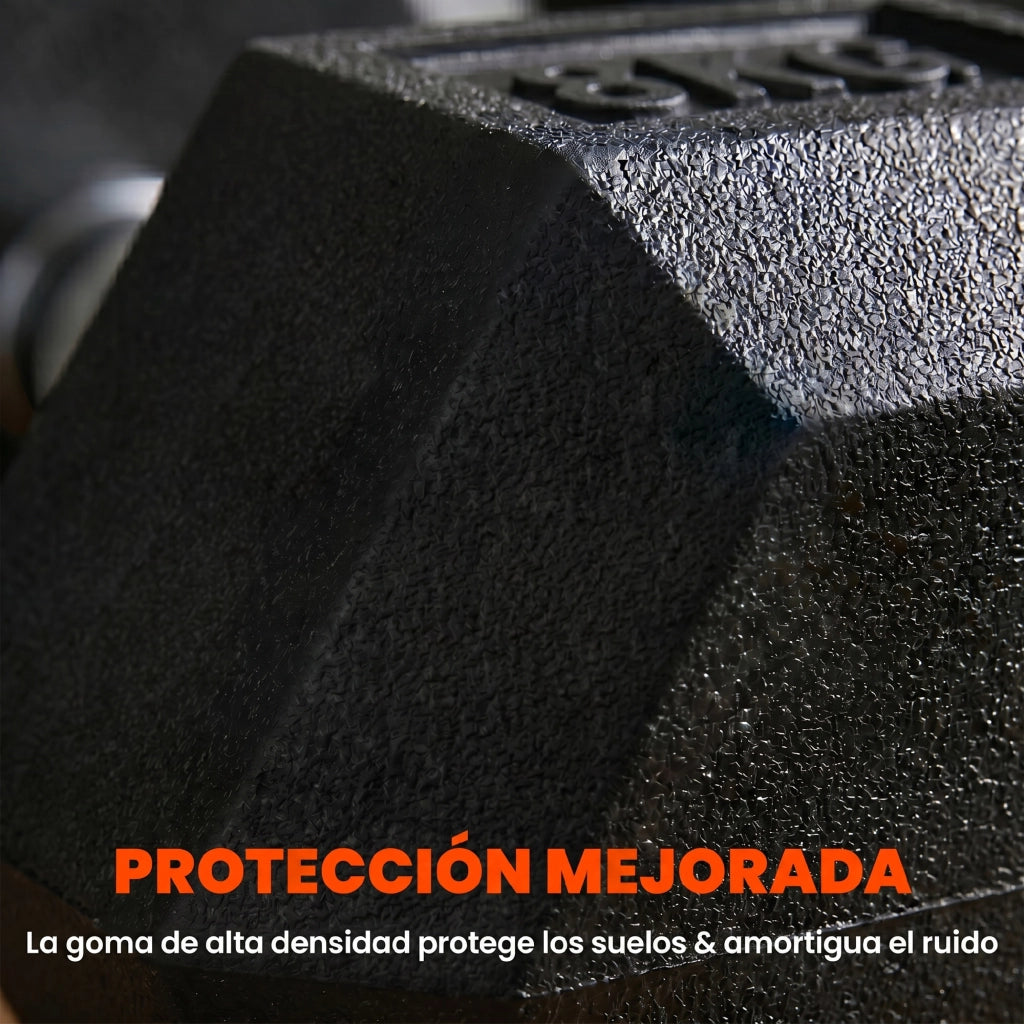 Mancuernas Set 2x8 kg con Barra ¨C zephmum ¨C Nero e Argento